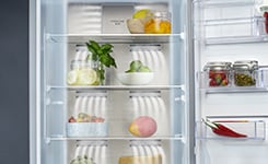 Open fridge